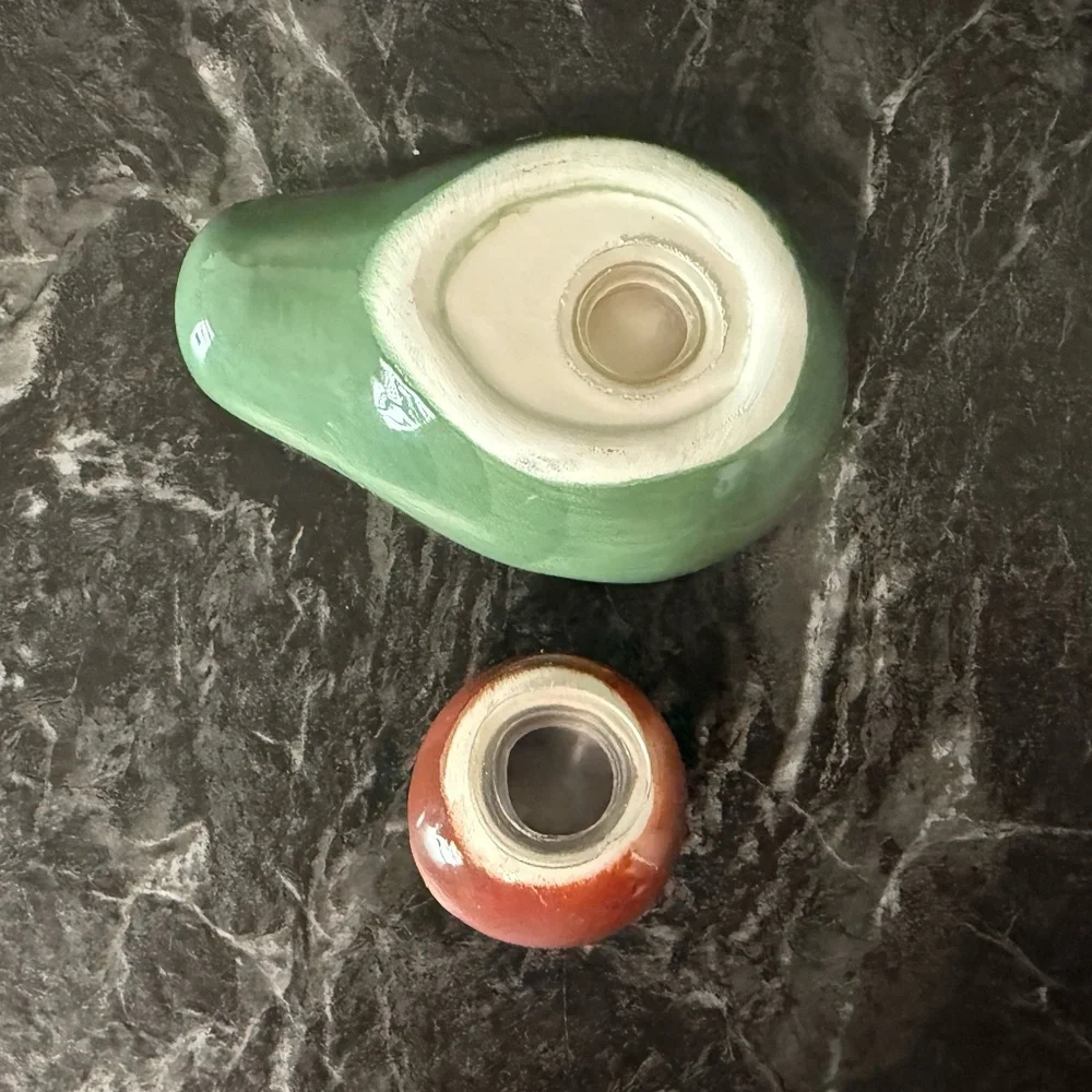 Avocado & Pit Salt and Pepper Shakers